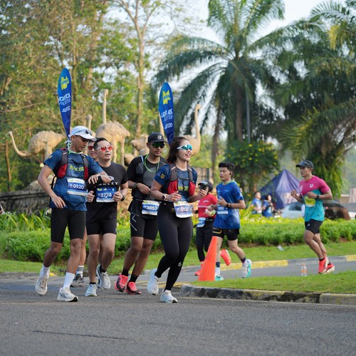 Race photo from BOGORUN 2026