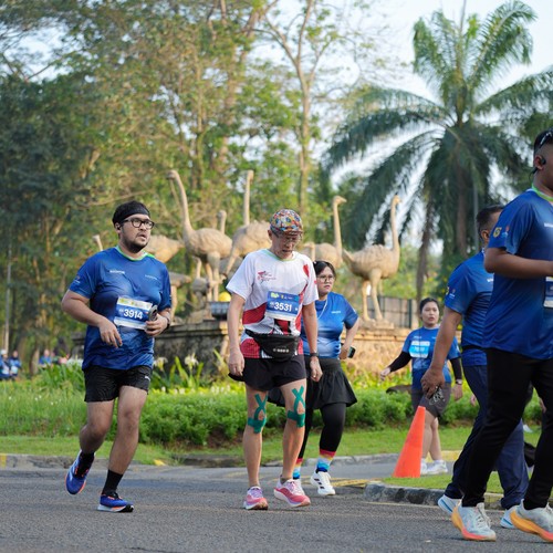 Race photo from BOGORUN 2026