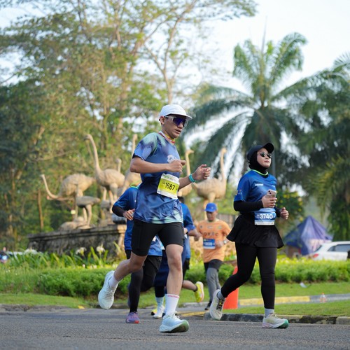 Race photo from BOGORUN 2026