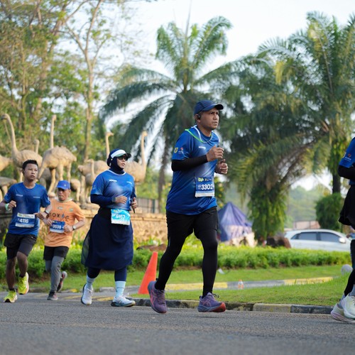 Race photo from BOGORUN 2026