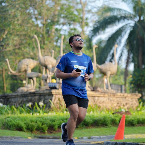 Race photo from BOGORUN 2026