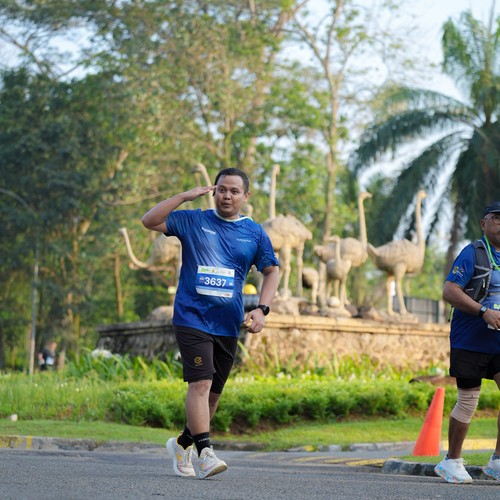 Race photo from BOGORUN 2026
