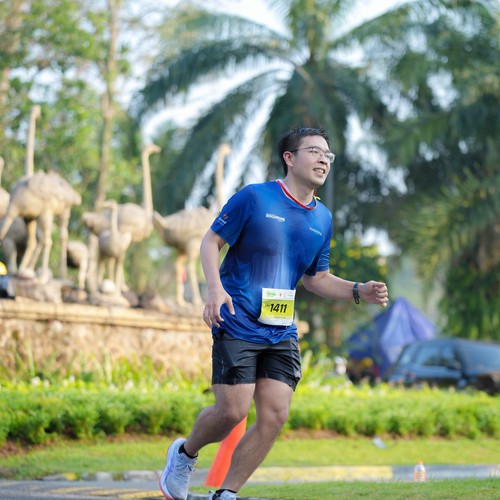 Race photo from BOGORUN 2026
