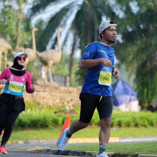 Race photo from BOGORUN 2026