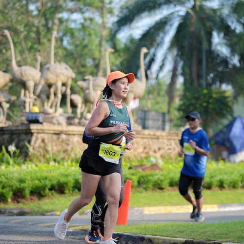 Race photo from BOGORUN 2026