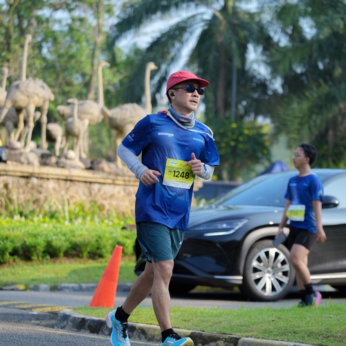 Race photo from BOGORUN 2026
