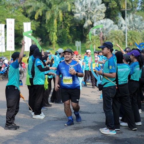Race photo from BOGORUN 2026