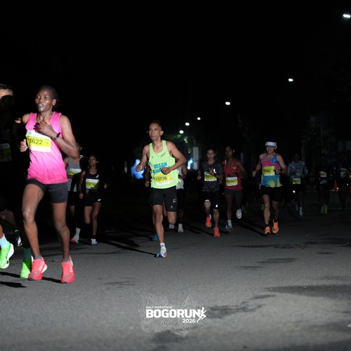 Race photo from BOGORUN 2026