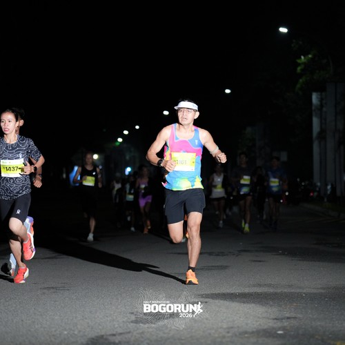 Race photo from BOGORUN 2026