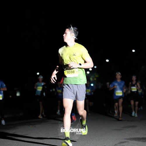 Race photo from BOGORUN 2026