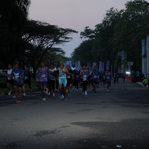 Race photo from BOGORUN 2026