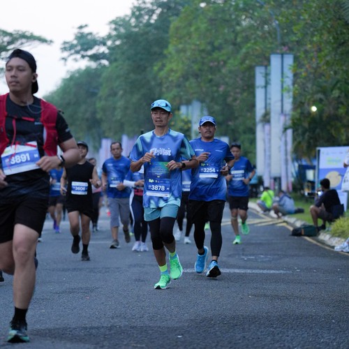 Race photo from BOGORUN 2026
