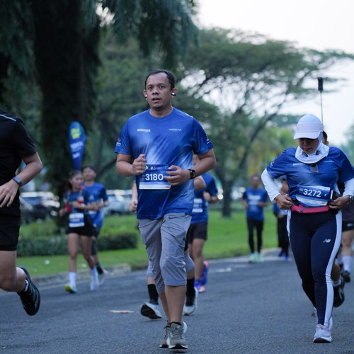 Race photo from BOGORUN 2026