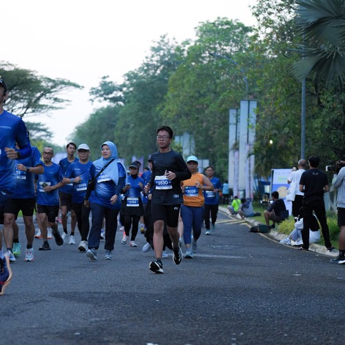 Race photo from BOGORUN 2026