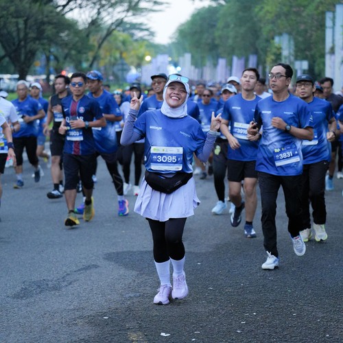 Race photo from BOGORUN 2026