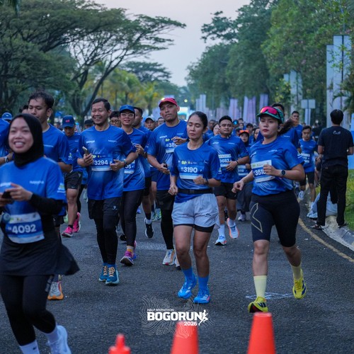 Race photo from BOGORUN 2026
