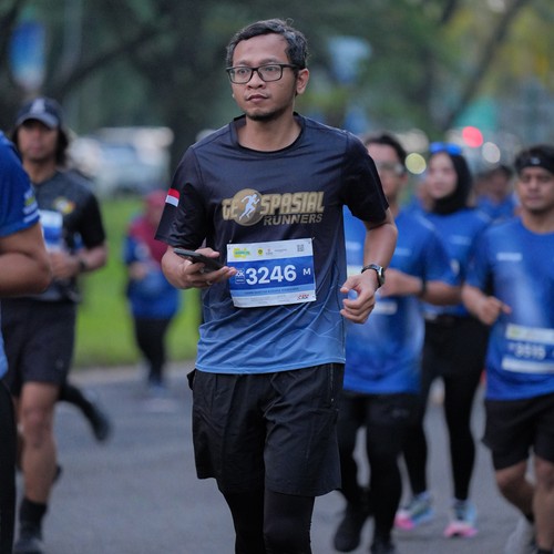 Race photo from BOGORUN 2026