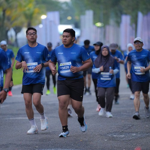 Race photo from BOGORUN 2026