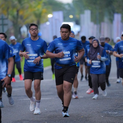 Race photo from BOGORUN 2026