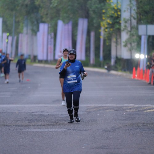 Race photo from BOGORUN 2026