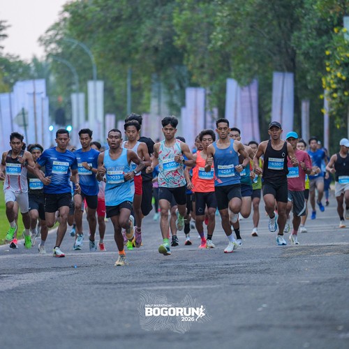 Race photo from BOGORUN 2026