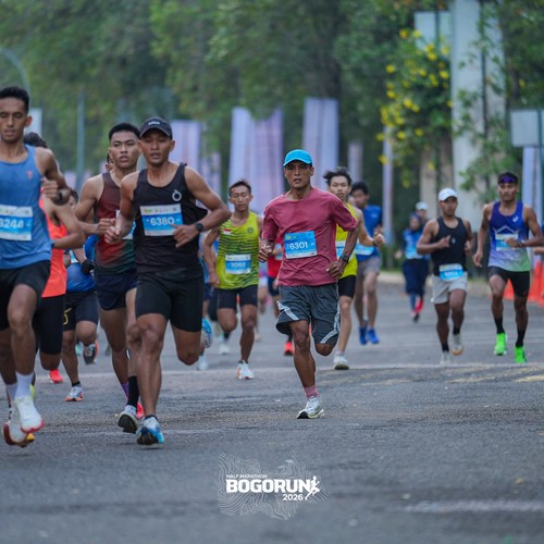 Race photo from BOGORUN 2026