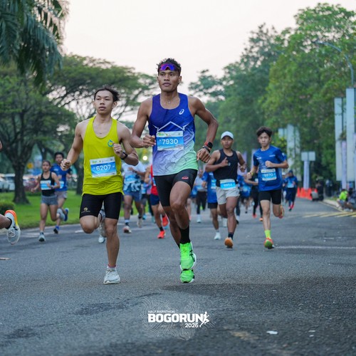 Race photo from BOGORUN 2026