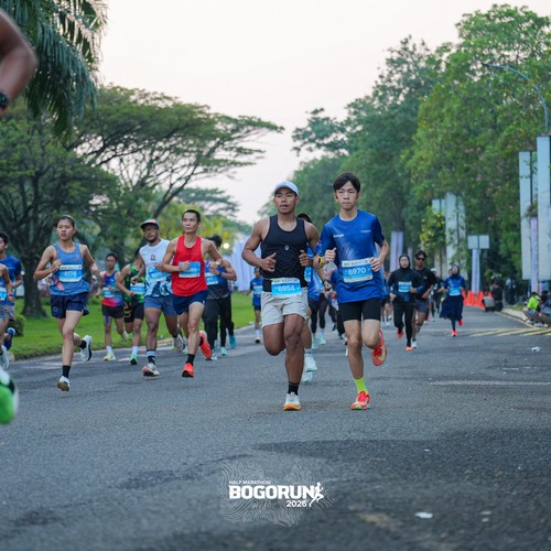 Race photo from BOGORUN 2026