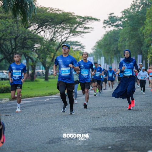 Race photo from BOGORUN 2026