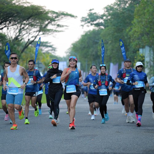 Race photo from BOGORUN 2026