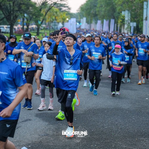 Race photo from BOGORUN 2026