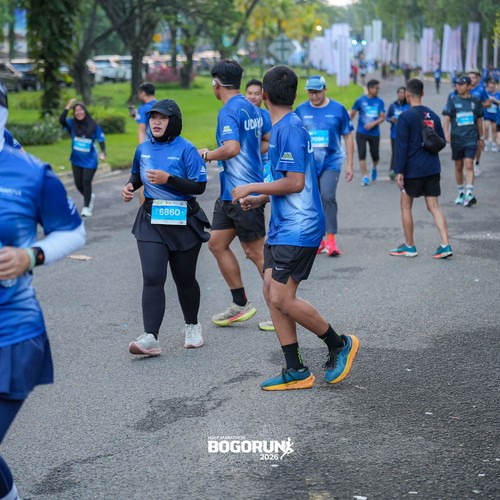 Race photo from BOGORUN 2026