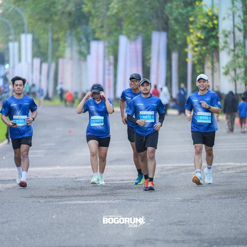 Race photo from BOGORUN 2026