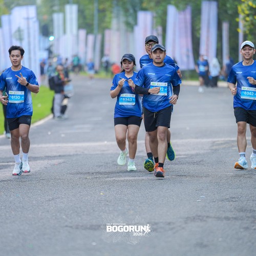 Race photo from BOGORUN 2026