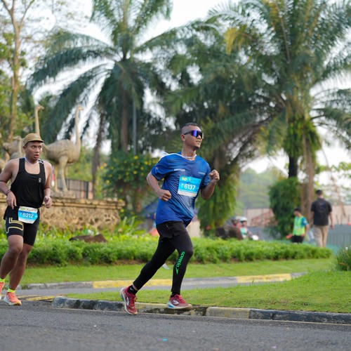 Race photo from BOGORUN 2026