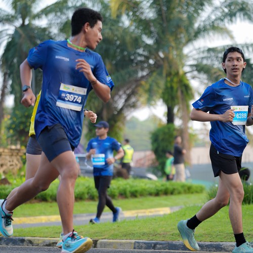 Race photo from BOGORUN 2026