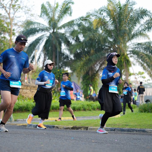 Race photo from BOGORUN 2026