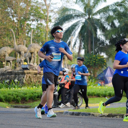 Race photo from BOGORUN 2026