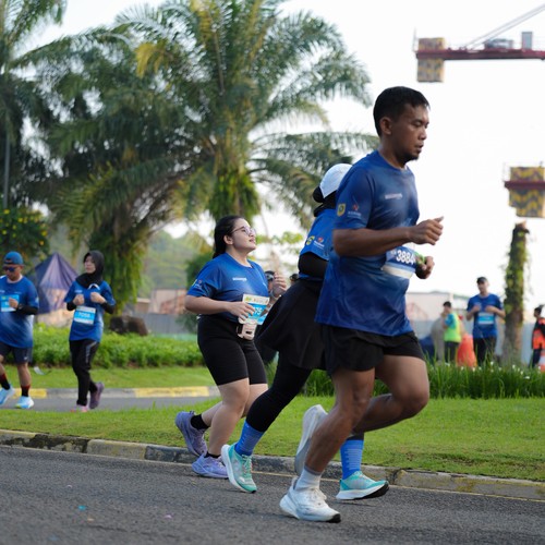 Race photo from BOGORUN 2026