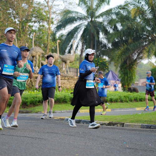 Race photo from BOGORUN 2026