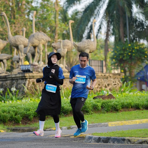 Race photo from BOGORUN 2026