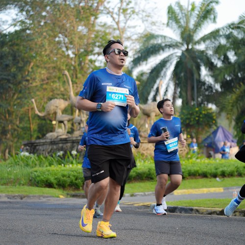 Race photo from BOGORUN 2026