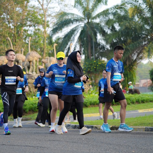 Race photo from BOGORUN 2026