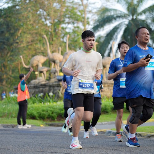 Race photo from BOGORUN 2026