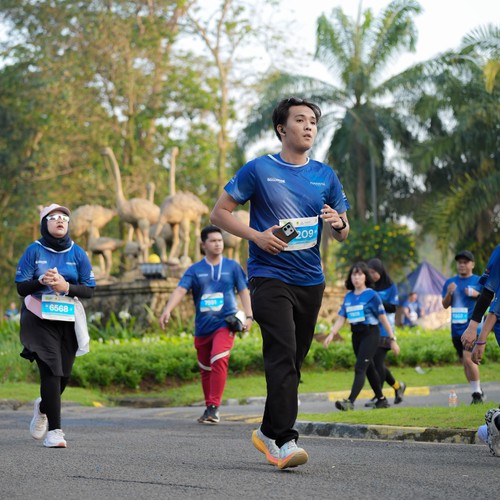 Race photo from BOGORUN 2026