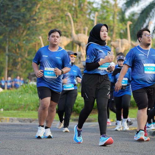 Race photo from BOGORUN 2026
