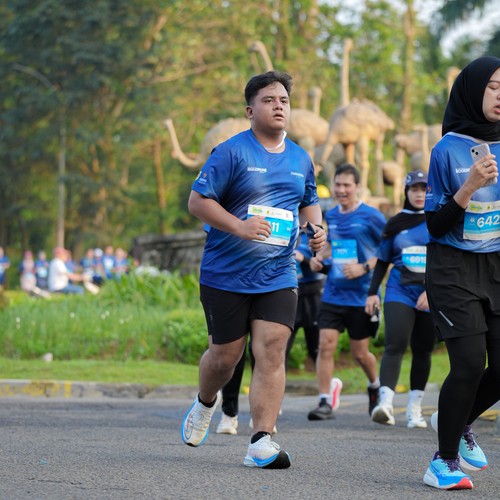 Race photo from BOGORUN 2026