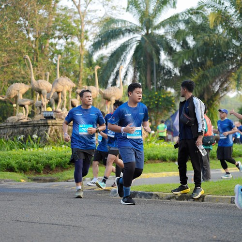 Race photo from BOGORUN 2026