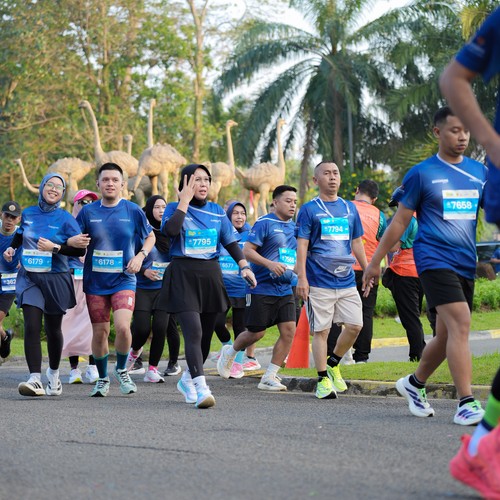 Race photo from BOGORUN 2026
