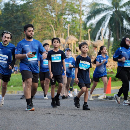 Race photo from BOGORUN 2026
